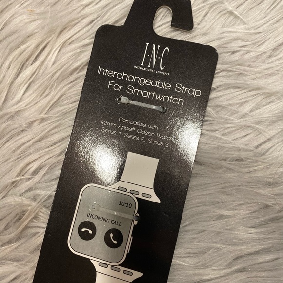 I.N.C. Rainbow Chevron Silicone Apple 42mm - Picture 6 of 6